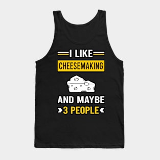 3 People Cheesemaking Cheesemaker Cheese Making Tank Top